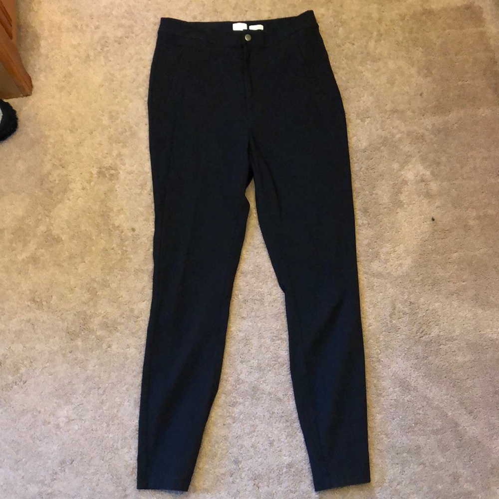 Black Slim Fit Trousers